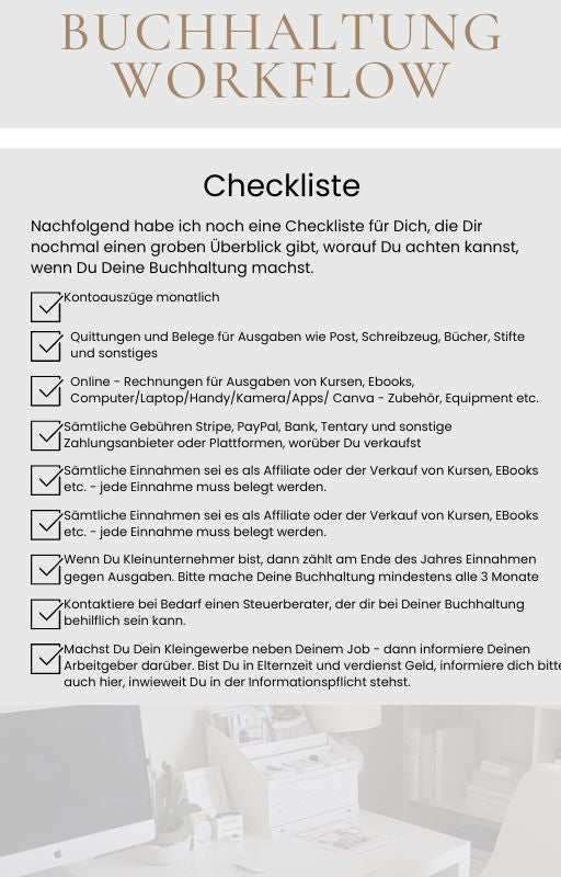 Buchhaltung Workflow - Dein Durchblick bei Tentary, Stripe und PayPal - Welche Zahlen benötige ich für meine Buchhaltung - MRR